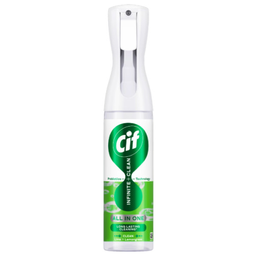 Універсальний спрей для очищення поверхонь Cif Hygiene з пробіотиками, аромат лимона та лемонграсу, 250 мл
